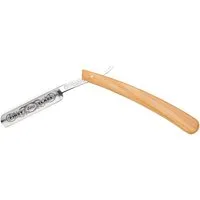 ERBE Rasiermesser Qualitäts-Rasiermesser mit Olivenholz-Griff, Einzigartiger Olivenholzgriff: jedes Messer ein individuelles Unikat.