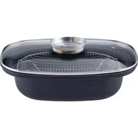 GSW Bräter, Carbonstahl (1-tlg), mit Einsatz, Induktion, 4 Liter