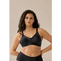 Naturana Minimizer-BH Minimizer (1-tlg) Shaping-Effekt, breite Träger, feminin, bügellos, Satin, Blumenmuster