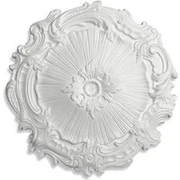 Decosa Wanddekoobjekt Decosa Rosette Eleonora, weiß, Ø 41 cm - 1 Stück