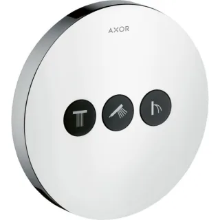hansgrohe Axor ShowerSelect Round Ventil 36727000 Unterputz Ventil, 3 Verbraucher, chrom