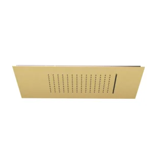 KLUDI-ASANA 600 x 300 mm Kopfbrause Regen & Wasserfall Brause Gold PVD 69450N0-00