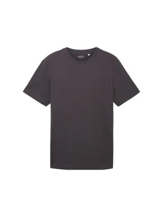 Tom Tailor - Piqué T-Shirt mit Stretch tarmac grey - Gr. - L