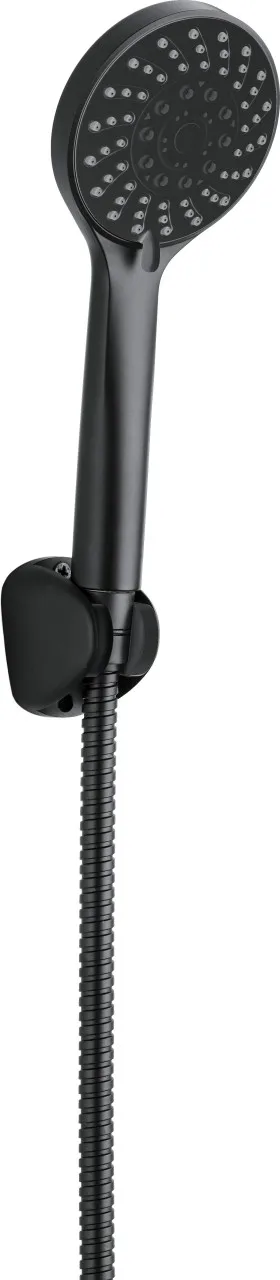 Neuesbad Serie 145 Schwarz 1-Punkt-Duschset NB1DENGVN41K1