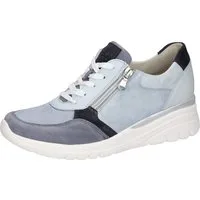 Waldläufer Keilsneaker Schnürschuh, Halbschuh, Freizeitschuh mit Kontrastbesatz