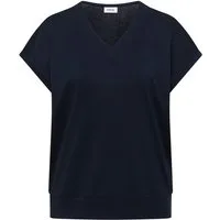 CECIL Kurzarmshirt Solid V-Neck Shirt