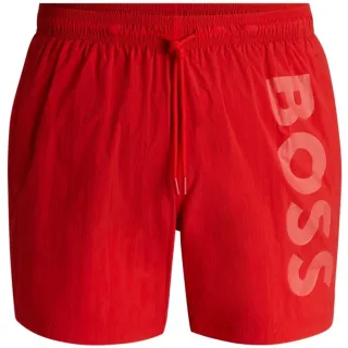Boss - "Octopus" Badeshorts für Herren (Leuchtend Rot)