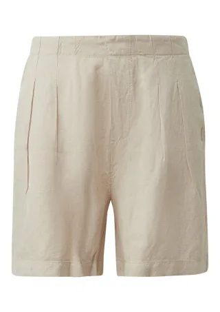Q/S designed by - Locker geschnittene Shorts beige - Gr. - 44