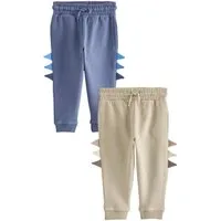 Next Jogginghose 2er-Pack Jogginghose mit Dino-Zacken (2-tlg)