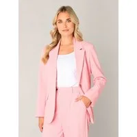 Base Level Jackenblazer Yella mit 1-Knopf-Verschluss und Viskose