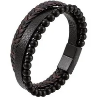The Beauty House Armband Lederarmband für Männer