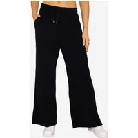 SASSYCLASSY Stoffhose Leichte Musselin Sommer Hose Damen Lang Lockere Musselinhose aus Baumwolle mit elastischem Bund Atmungsaktiv