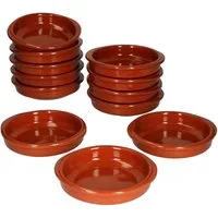 MamboCat Tapas-Schale 12er Set Cazuela Bernd S Ø 12cm Tonschalen mit Griffen, Ton