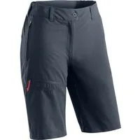 Maier Sports Outdoorhose Lulaka Bermuda Loop Damen Shorts, kurze Wanderhose, Outdoor-Hose, 3 Taschen, Regular Fit