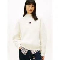 Tommy Jeans Strickpullover TJW MOCKNECK BADGE SWEATER EXT