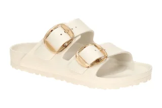 Birkenstock ARIZONA BIG BUCKLE EVA 1029651 White Eggshell Damen Pantoletten -...