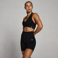 MP Damen Tempo Nahtlos Neckholder Sport-BH - Schwarz - S