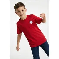 Converse Kurzarmshirt für Kinder und Jugendliche für Kinder und Jugendliche, Kurzarmdesign, mit Rundhalsausschnitt