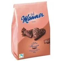 Manner Kekse, Manner Rum Trüffel Herzen Waffelherzen mit Rum Trüffelcreme 300g