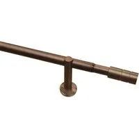 GARDINIA Gardinenstange Gardinia, Gst azb ø25/22 zyl100 190 bron, 100-190 cm, bronze, Wandmontage
