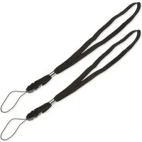 Poppstar Handschlaufe (2-St), Handschlaufen 2 Stück für Kamera, Handy (Umfang 34cm) schwarz