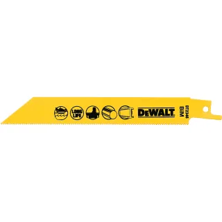 DEWALT Bi-Metall Säbelsägeblatt für Metall 5 Stück - DT2346-QZ