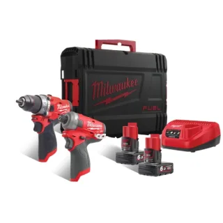 Milwaukee M12 Set M12 FPP2AQ-602X - 4933464976