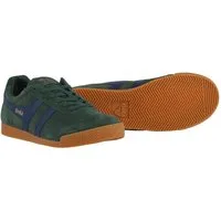 Gola Harrier Suede-Leder 2025 dunkelgrün/navyblau Herren Sneaker