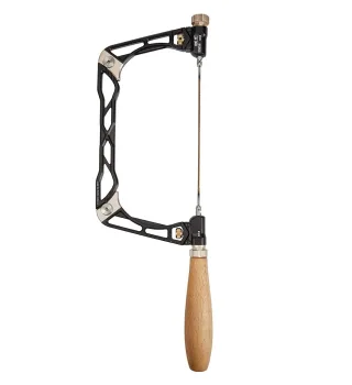 HONGDUI KM-19 6 Inch Coping Fret Combo Saw/Saw Blades Options Coping Saw Coping Frame and 3pcs Replacement Blades Set fo