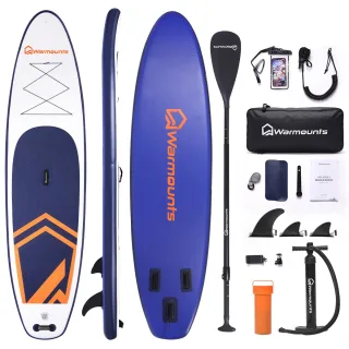 Warmounts 11'6" Inflatable Paddle Board 33" Extra Wide Stand Up Paddleboard for Adults Beginners All Around SUPBoard wit