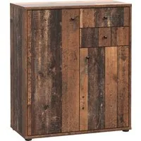 FORTE Kommode Tempra, Kommode, 2 Türen, 2 Schubkästen, viel Stauraum, Breite 73,7 cm