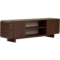 Skye Decor Konsolentisch Japandi Muji Mirel (1-St., 1 TV-Lowboard), Breite 180 cm, mit offenen und geschlossenen Stauräumen