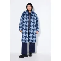 Studio Untold Wintermantel Mantel Oversize Shape Hahnentritt Reverskragen