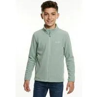 Jack Wolfskin Fleecejacke TAUNUS 100 FZ K winddicht, wasserabweisend, mit Kinnschutz, atmungsaktiv