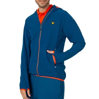 Lyle & Scott Blaue Federgewichtsjacke