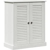 vidaXL Badezimmerspiegelschrank Badezimmerschrank VIGO Weiß und Antikweiß 68 x 34 x 80 cm (1-St)
