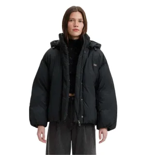 Levis - Steppjacke für Damen, mit Kapuze, Übergroß (Kaviar)