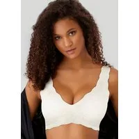 Nuance by Lascana Bralette-BH ohne Bügel mit seamless Spitze und herausnehmbaren Pads, Dessous