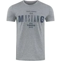 MUSTANG T-Shirt Print Tee Mustang (1-tlg) aus 100% Baumwolle