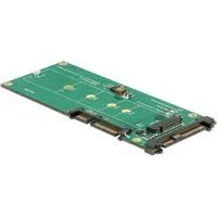 Konverter U.2 SFF>SATA /M.2 22P mit M.2 Key M Slot