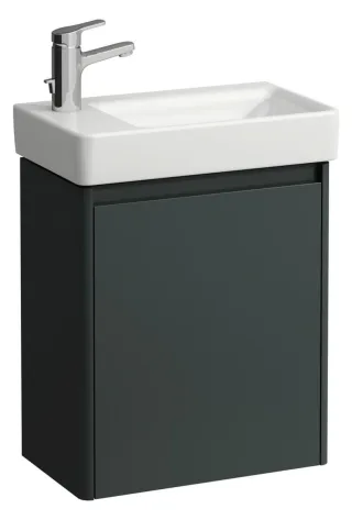 LAUFEN Waschtischunterschrank BASE 2.0 262x454x522 1 Tür m. Griffmulde f.WT H815955 verkehrsgrau, H4 H4112311082661