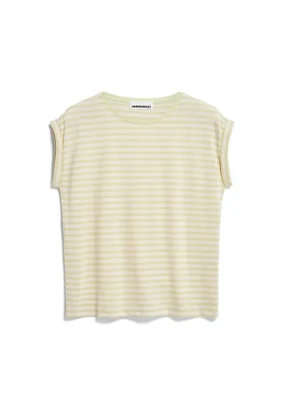 Armedangels - JILAANA STRIPES pastel green-oatmilk - Gr. - M