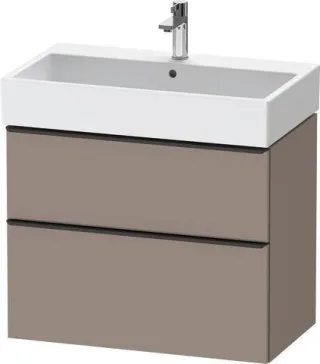Duravit D-Neo Waschtischunterbau wandhängend Basalt Matt 784x442x625 mm - DE43730BD430000 DE43730BD430000