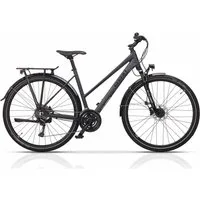 Airtracks Trekkingrad 28 Zoll Damen Trekking Fahrrad TRAIL 4.0 LADY Trekkingrad, 24 Gang, Kettenschaltung, Schwarz Matt - Rahmenhöhen 45 cm 50cm 55 cm » Modeljahr 2025