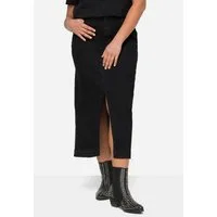 Angel of Style Jeansrock Maxi-Jeansrock Straight Fit 5-Pocket Schlitz vorne