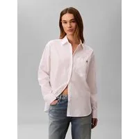 Calvin Klein Jeans Hemdbluse COTTON POPLIN RELAXED SHIRT Regular fit mit Brusttasche