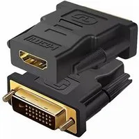 Bolwins K24 HDMI auf DVI Adapter HDMI Buchse zu DVI Stecker 24+1 Adapter 1080p Computer-Adapter DVI-D zu HDMI Buchse, DVI-D Stecker, 0 cm, Plug & Play, Verlustfreie Signalübertragung