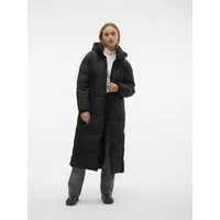 Vero Moda Steppmantel VMKLEA LONG COAT NOOS Steppqualität, Kunstfaser, Kapuze mit Kordelzug