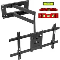 Maclean TV-Wandhalterung MC-985, (bis 80,00 Zoll, TV-Halterung 37-80'' langer Arm 91,5 cm)