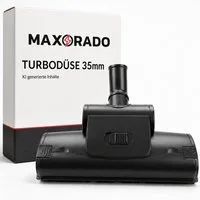 Maxorado Turbodüse Staubsauger 35mm Turbodüse Tierhaardüse Bodendüse Turbobürste Zubehör, Zubehör für Passend für Kärcher Bosch Parkside Einhell Siemens etc, (1-tlg), Aufsatz Fuß WD BGS DN35 Tierhaar Entferner Düse
